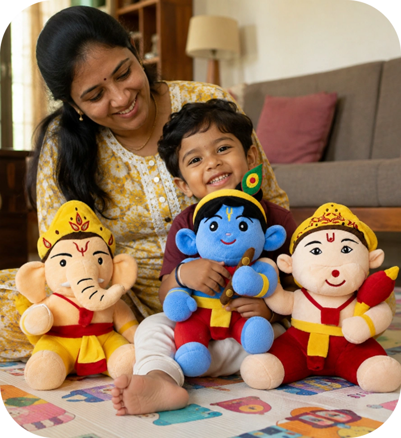Neha Verma “Krishna Ji has become my child’s favourite bedtime companion. A lovely way to introduce devotion at an early age