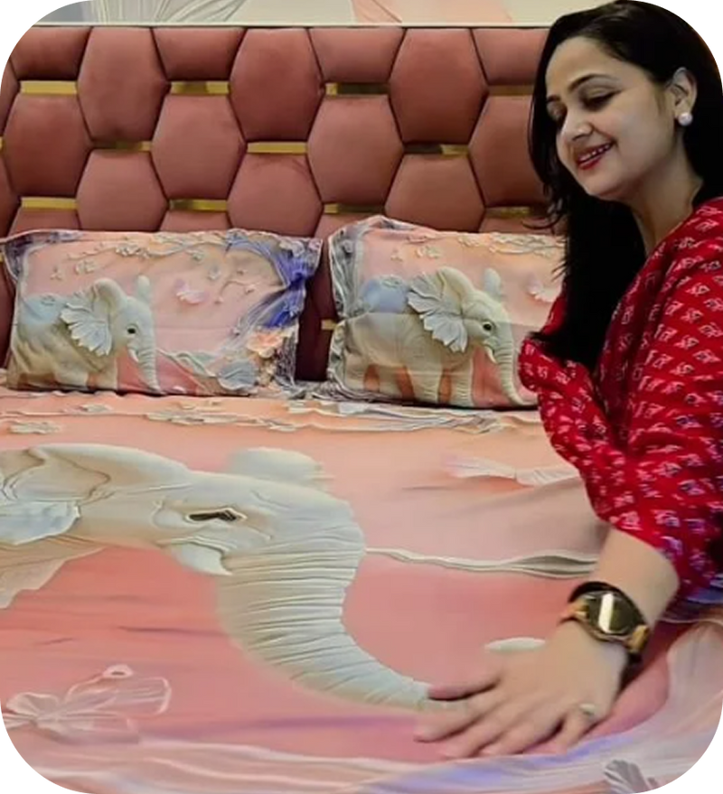 Vijay Kulkarni Superb bedding set! The 3D effect looks so real. My daughter loves her princess theme. Fabric is soft and comfortable.