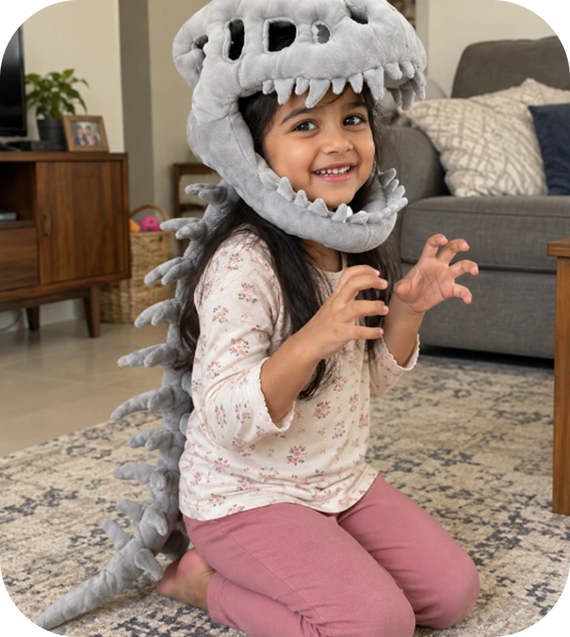 Arjun  "Great costume for kids. Soft, comfortable, and perfect for pretend play."