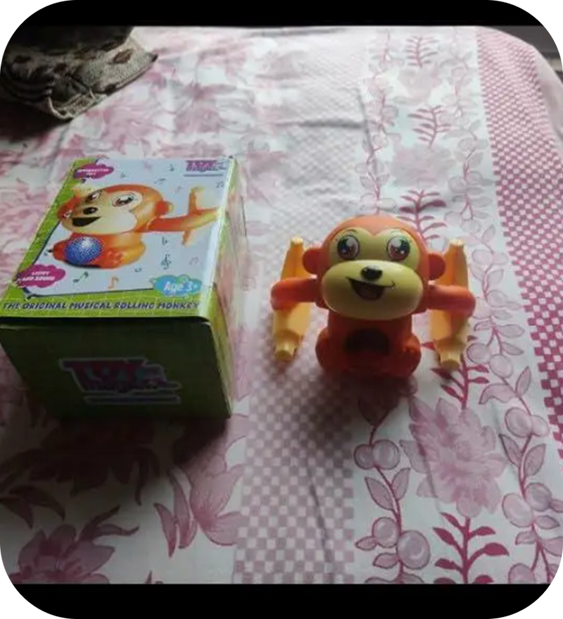 Rajan Menon Excellent musical toy! My 1 year old is fascinated by the tumbling monkey. The lights and sounds are great. Very good quality.