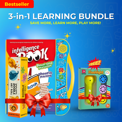 💥 3 in 1 LEARNING BUNDLE : Drawing Sheet, E-Book and Projector Torch ( Free )! 💥