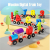 Educational Toy - Wooden Train with Numbers