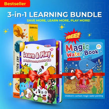 💥 3 in 1 LEARNING BUNDLE : Drawing Sheet, Learn & Play and Water Magic Book ( Free )! 💥