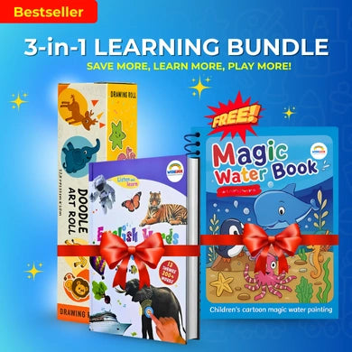 💥 3-in-1 LEARNING BUNDLE : Word Book, Drawing Sheet and Water Magic Book ( Free )! 💥